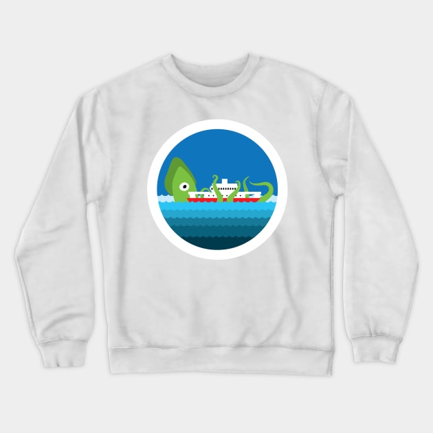 Ferry Kraken Crewneck Sweatshirt by tomsnow